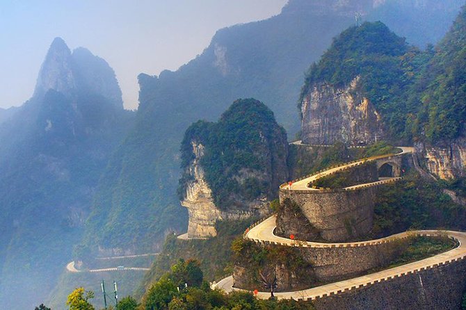 1-Day Private Tour to Tianmen Mountain & Glass Walk & Night Light - The 72 Tujia Stilted Buildings after dark