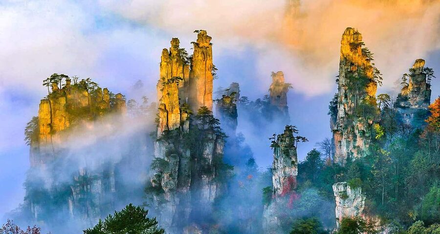 2-Day Avatar Mountain, Glass Bridge, and Mt. Tianmen Tour - Yangjiajie and Tianzi Mountain