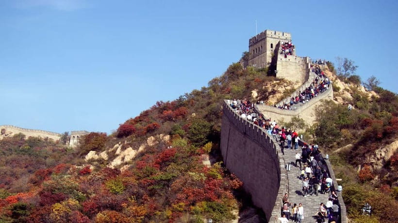 Beijing: Badaling Great Wall Ticket with Day & Night Options - Day bus tour with English commentary
