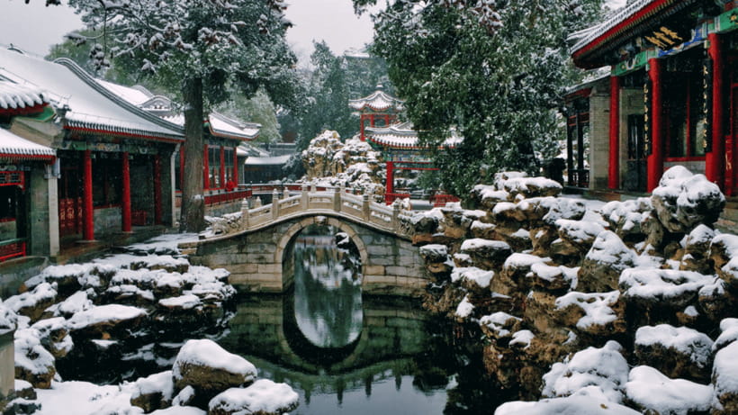Beijing: Beihai park e-ticket entry - Round City and the Park’s Imperial Character