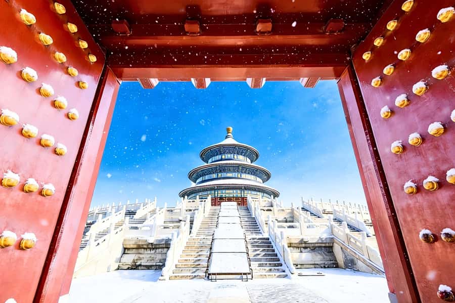 Beijing: Entry to Temple of Heaven Park - Seeing the Hall of Prayer for Good Harvests