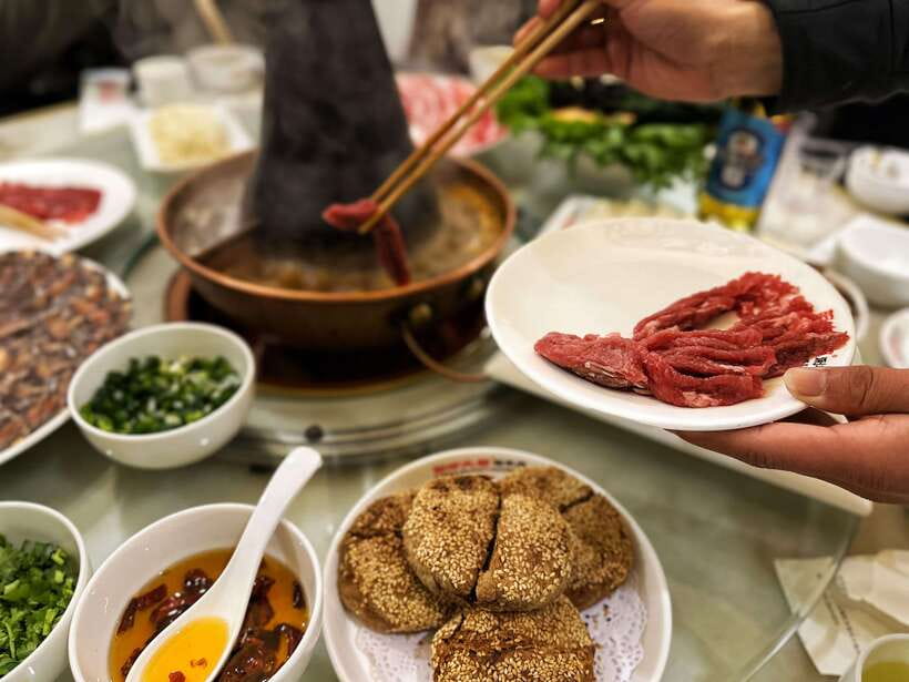 Beijing Hutong Food Crawl Delights: Peking duck, Hotpot&More - First stop: Peking duck and the art of the carving cart
