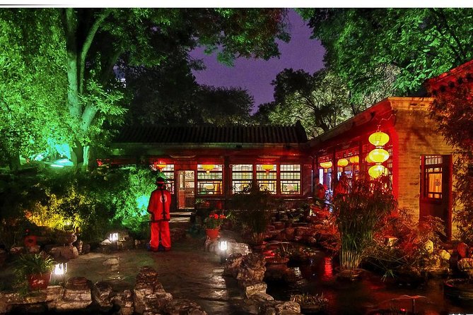 Beijing Imperial Dining Experience at Bai Jia Da Yuan Restaurant with Houhai Lake Bar Tour - Timing, pickup, and practical details