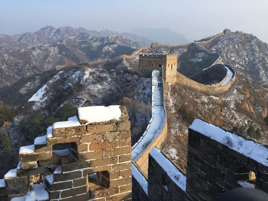 Beijing Jinshangling Great Wall QR Code Ticket And Tour Item - Seasonal views, from spring flowers to winter snow