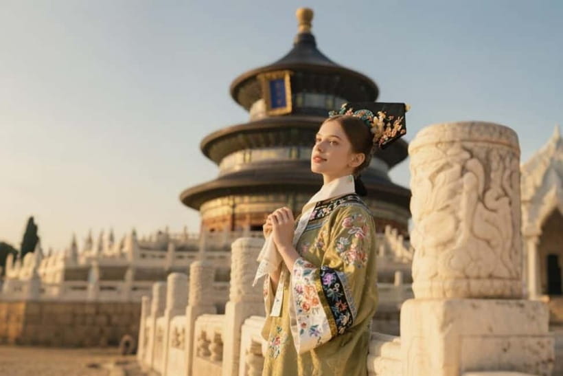 Beijing: Temple of Heaven Hanfu Photography with Ticket - Choosing your Hanfu and completing the styling