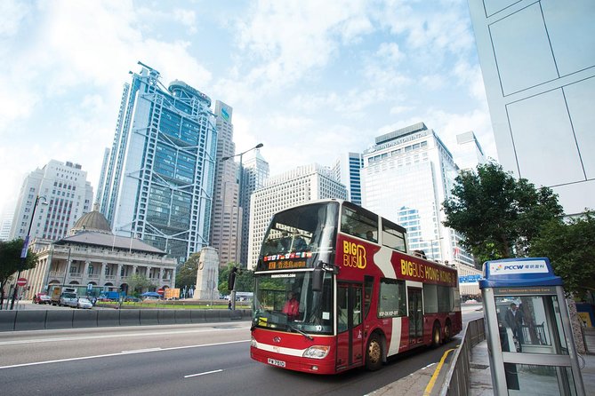 Big Bus Hong Kong Open Top Hop-On Hop-Off Sightseeing Tour - Red Route: temples, colonial buildings, and the Peak Tram