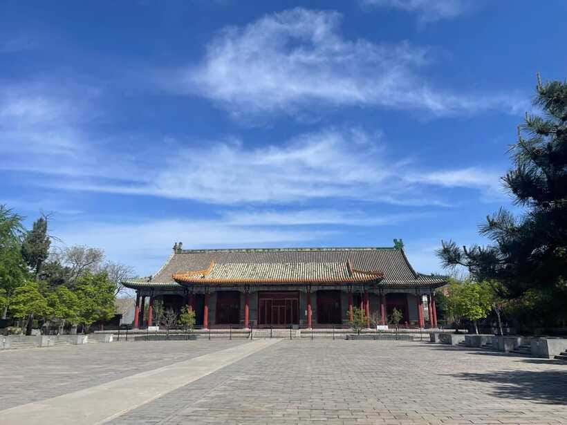 Chinese Kungfu class in old temple beside Forbidden Ci - Adding a Tea Ceremony to the Morning