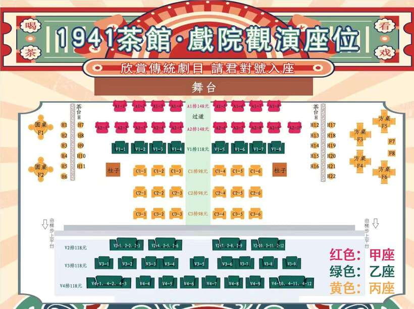 Chongqing 1941 theatre: Tea Art Performance with Folk Art - Five details that shape the experience