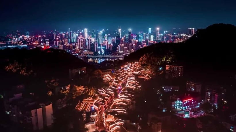 Chongqing: 520m-high Eye Skyview Deck Ticket for Adult - The sky gallery and coffee bar
