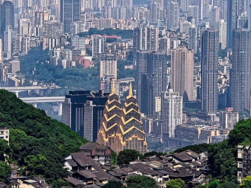 Chongqing: Historical Blocks, Temple, and Mountain Tour - Nanshan: forest, stairs, and wide views