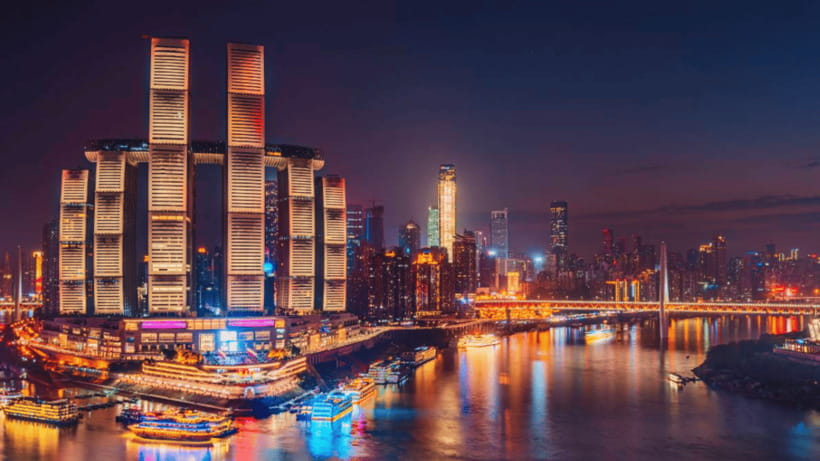 Chongqing: Two Rivers Night Cruise- Yangtze & Jialing Rivers - What happens during the 45-minute route
