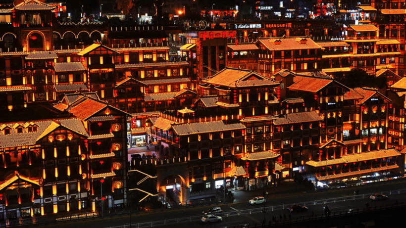 Chongqing: Two Rivers Night Cruise- Yangtze & Jialing Rivers - Upper deck, standard seating, and the VIP question