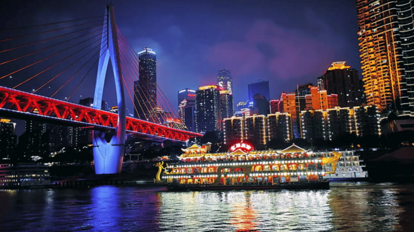 Chongqing: Two Rivers Night Cruise- Yangtze & Jialing Rivers - Commentary and the limits of the cultural context