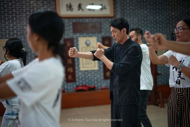 Day Tour learning Kung Fu and Lion Dance in Bruce Lee’s Hometown - 11:00 Wing Chun training with an Ip Man disciple