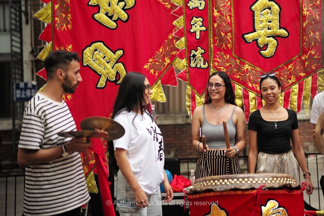 Day Tour learning Kung Fu and Lion Dance in Bruce Lee’s Hometown - 2:30 Lion dance history, performance, and practice