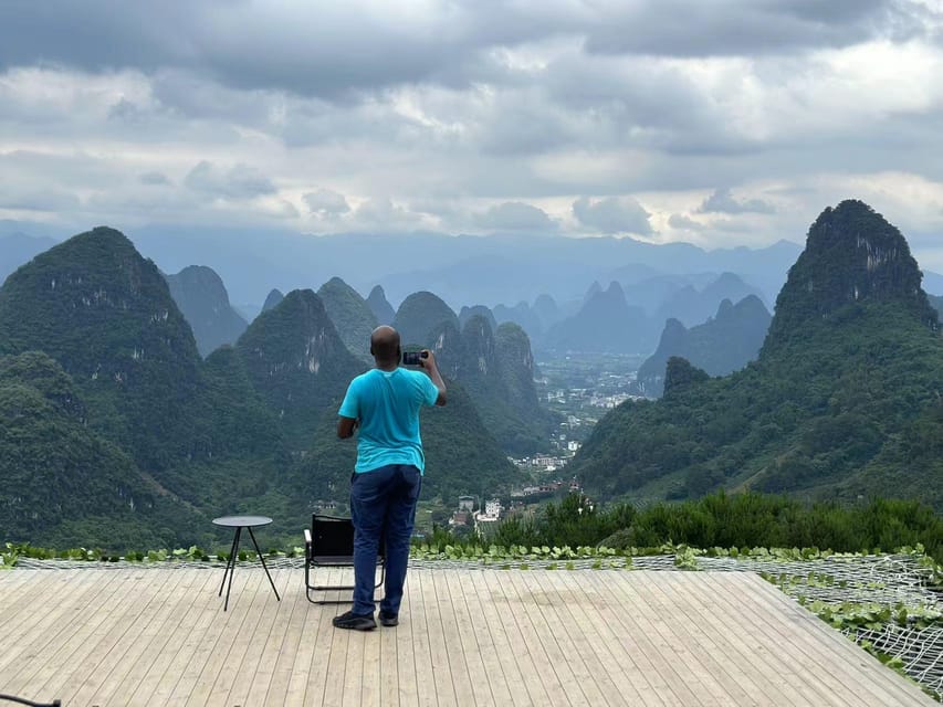 Guilin:1-Day Yangshuo bird's eye view mountains private tour - Timing, Food, and Physical Effort