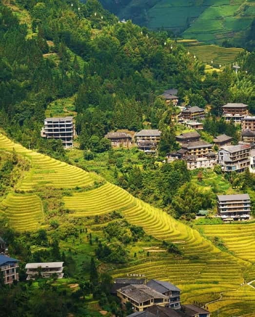 Guilin Longji: Rice Terrace with Oil-Tea Demo & Zhuang Lunch - Making Longji oil tea from roasted ingredients