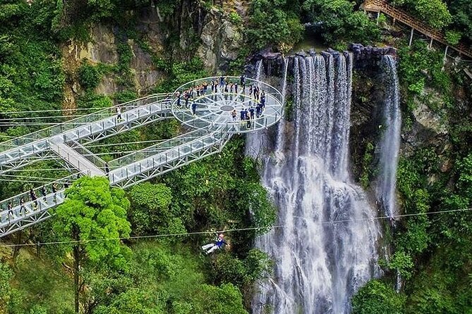Gulong Gorge Skywalk Glass Bridge and Waterfall View Private Tour - Leaving Guangzhou for Gulong Gorge