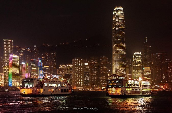 Hong Kong Afternoon Sightseeing Tour Plus Dinner Cruise with Hotel Pickup from Kowloon area - Star Ferry and the Old Clock Tower