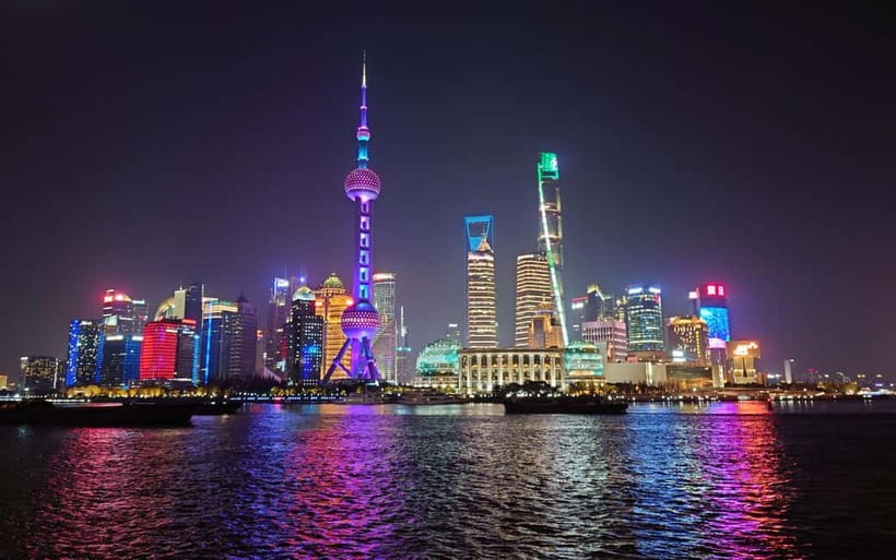 Huangpu Night Cruise: Cozy Vibe & Modern Shanghai Glow - The 45-minute route, from the pier and back