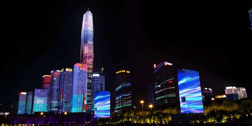 Iconic Shenzhen Skyscraper - Ping An Finance Center - Reading the city from four sides