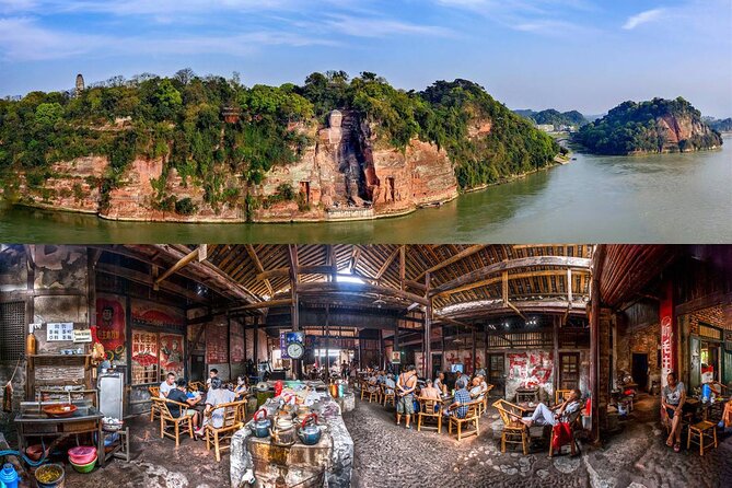 Leshan Buddha + Panda Base or Old Tea House Private Day Tour - Pengzhen’s old tea house and slower morning