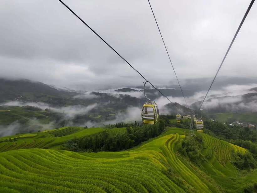 Longji Rice Terraces: Full-Day Private Tour from Guilin - Walking among the Longji rice terraces