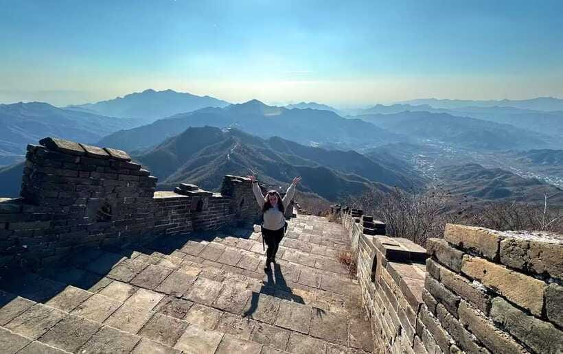 Mutianyu Great Wall 5-KM Guided Hike with Uphill Cable Car - Lunch and the Mubus visitor center