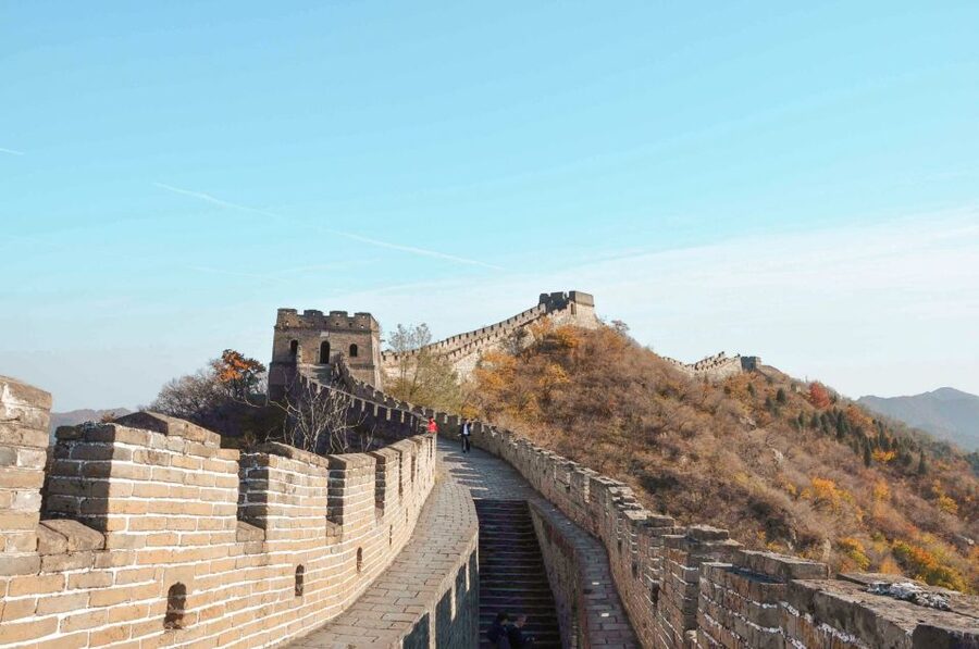 Mutianyu Great Wall Bus Group Tour - Entering the Wall with passport-based ticket service
