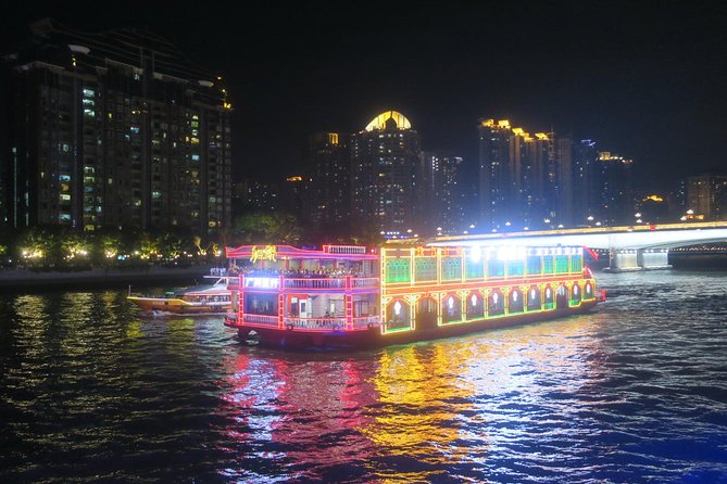 Pearl River Night Cruise in Guangzhou with Private Transfer - Canton Tower from the river