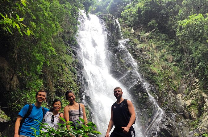 Plover Cove Bicycling and Hiking Waterfall Adventure - The forest walk and waterfall search
