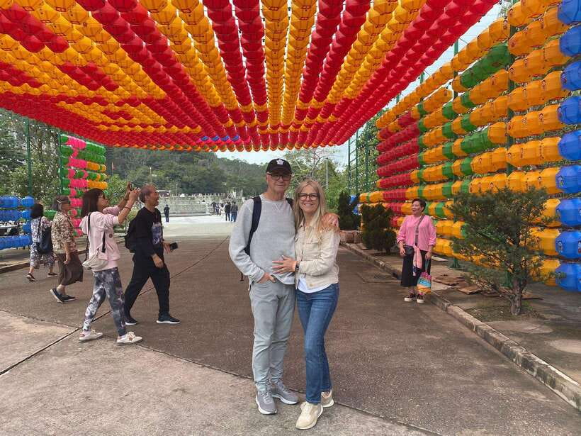 Premium Lantau Tour with Cable Car tickets & English Guide - Climbing the 268 steps to the Big Buddha