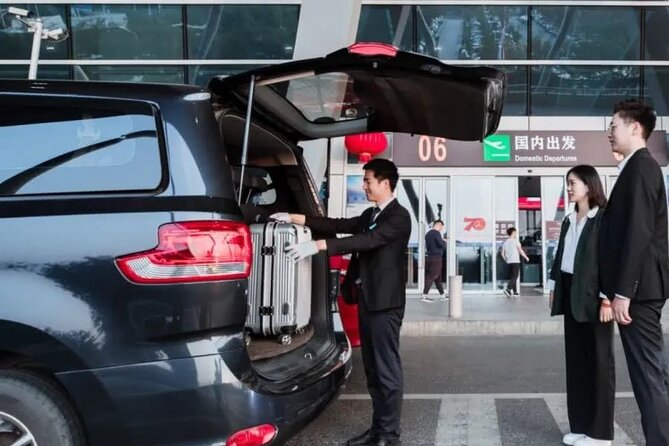 Private Arrival Transfer from Beijing Airport to Hotel - The airport exit and luggage handoff