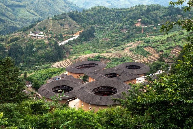 Private Day Tour To Tianluokeng Tulou from Xiamen Including Lunch - Strolling beside the river in Taxia Village