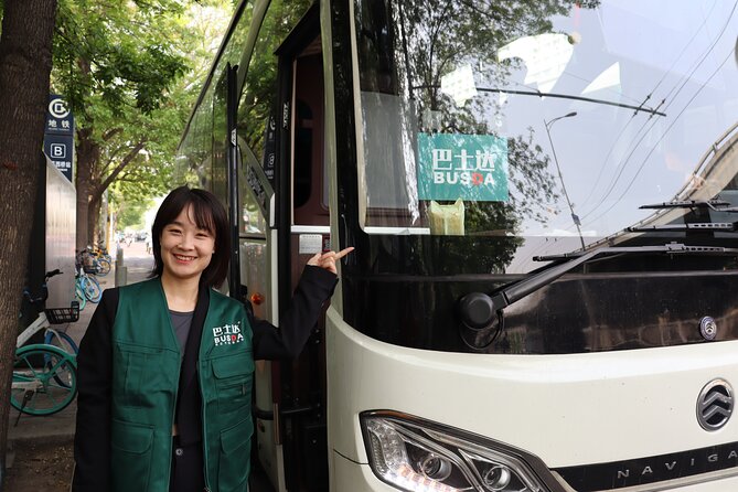 Return Bus to Mutianyu Great Wall - The return to Beijing and National Stadium drop-off