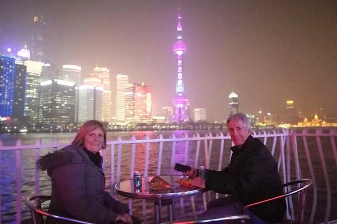 Shanghai Evening Tour: Huangpu River Cruise and Street Food - Fuzhou Road Cultural Street: arrive hungry