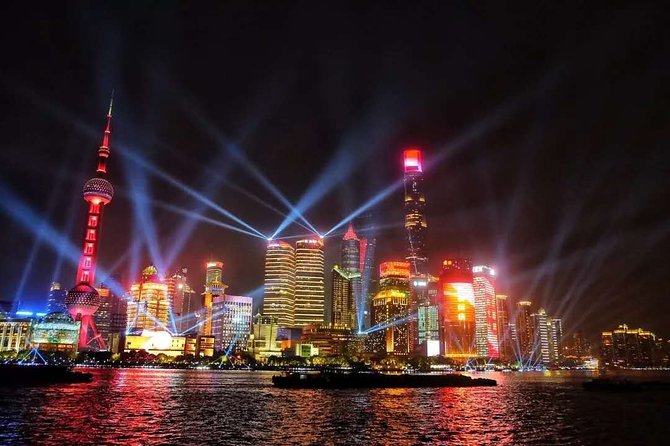 Shanghai Huangpu River Night Cruise with Buffet Dinner - Boarding at the Bund and settling in