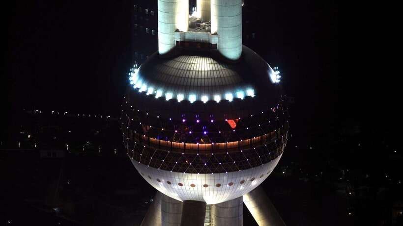 Shanghai: Oriental Pearl Tower Entry Ticket with PDF Guide - The 90-meter outdoor observatory changes the view