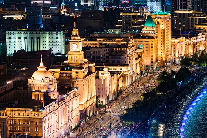 Shanghai Private Night Tour with Huangpu River Cruise, the Bund and Xintiandi - Walking Nanjing Road for one hour