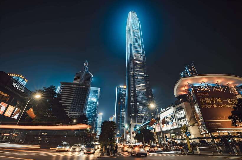ShenZhen: Tallest Building with Luxury Meal on Highest Floor - Arriving at Ping An Finance Center in Futian