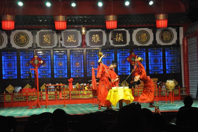 Sichuan Culture Opera Show in Chengdu - Tea, snacks, and the theater setting