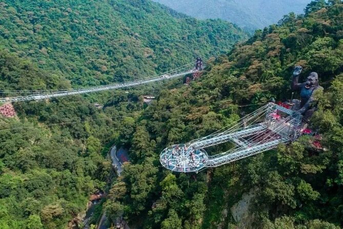 Skywalk Glass Bridge and Waterfall Ravine Half Day Private Tour - Walking into the gorge and its waterfalls