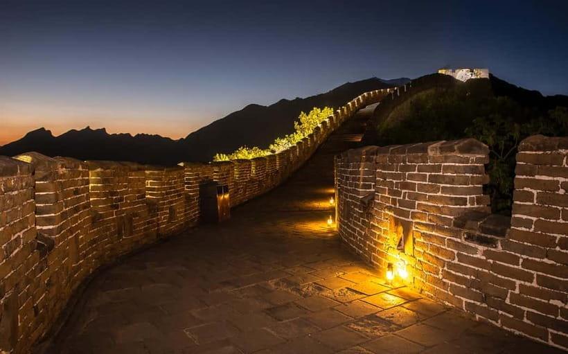 Sunset Glow at Mutianyu Great Wall Night Bus Tour+Ticket - Meeting at Hepingxiqiao Station