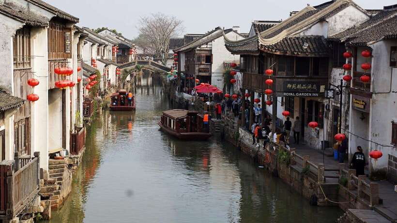 Suzhou and Zhujiajiao Private Guided Day Trip from Shanghai - Zhujiajiao: canals, old lanes, and local street life