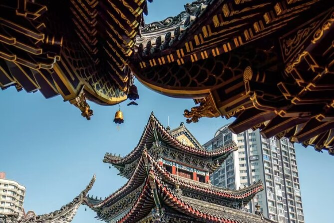 True Taste of Chongqing: Offbeat Walks & Hotpot in One Day - Jiefangbei and Kuixing Building views