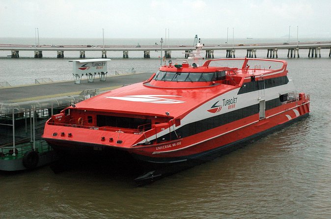 TurboJet Ferry E-Ticket from Hong Kong to Macau - Arriving at Macau Maritime Ferry Terminal