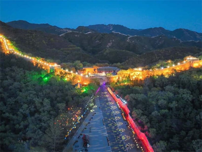 Twilight Glow at Badaling Great Wall Evening Bus Tour+Ticket - Walking the wall before the lights come on