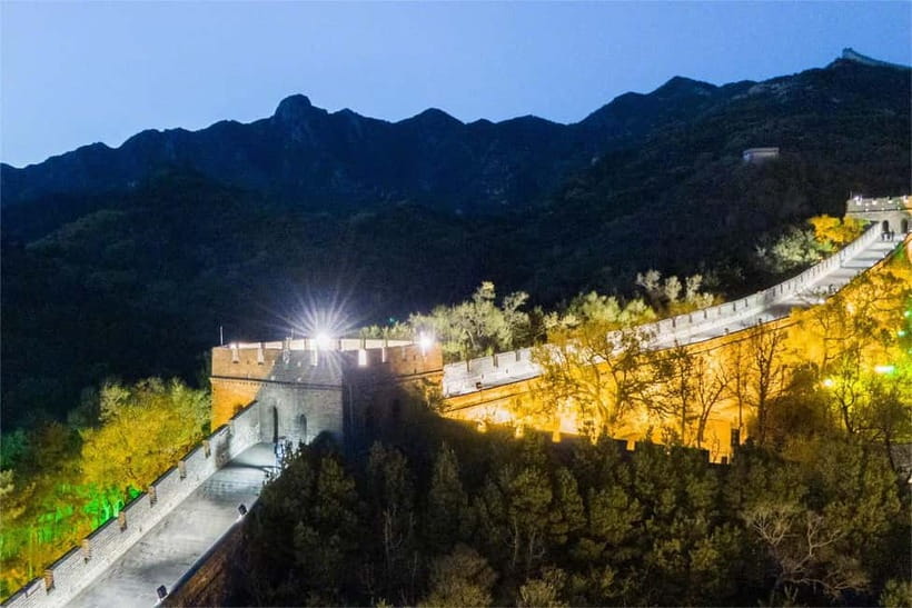 Twilight Glow at Badaling Great Wall Evening Bus Tour+Ticket - The light show and cultural program