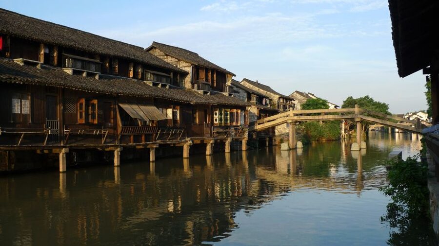 Wuzhen Private Full-Day Tour from Shanghai - Food scents at the water market