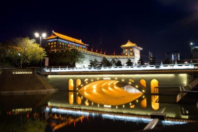 Xi’an Night Tour: South Gate Square and Big Wild Goose Pagoda Square